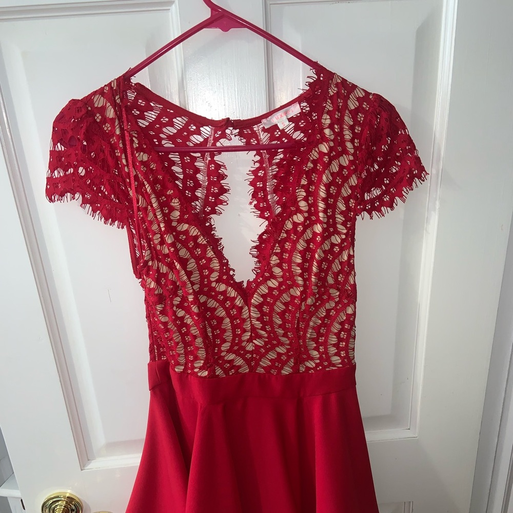 Luxxel red occasion dress